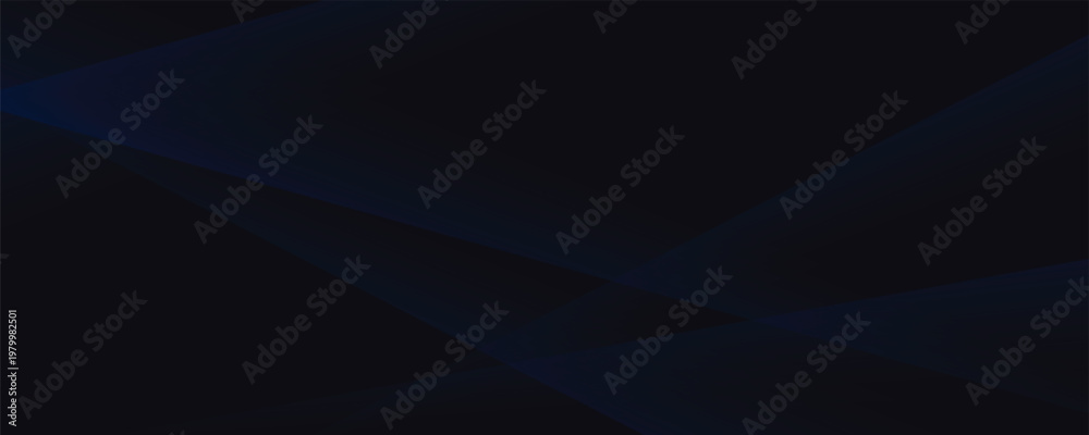 Obraz premium Black dark navy blue silver abstract pattern background. Geometric shape. Line triangle angle fold polygon diamond 3D. Color gradient ombre. Rough grain noise