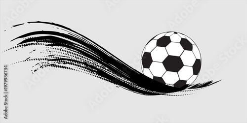 Soccer Ball Football Bounce Doodle Drawing Illustration Vector Icon