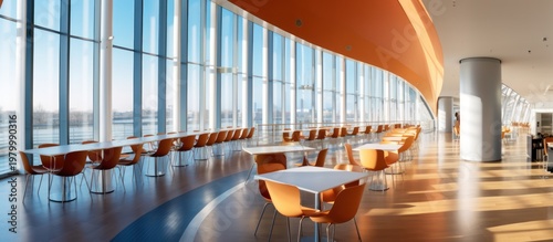 Immerse yourself in the bright and airy sophistication of futuristic architectural design.