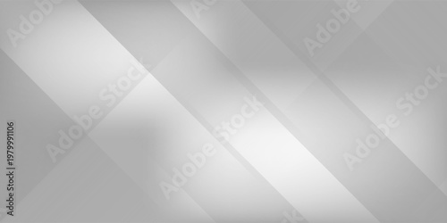 White abstract background with line pattern, banner design. Vector