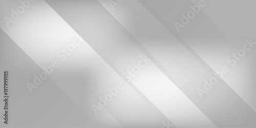White abstract background with line pattern, banner design. Vector