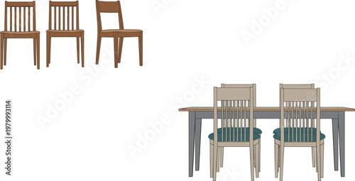 Square cracker biscuit vector set with different textures and patterns, crispy snack illustration isolated on white background for food design