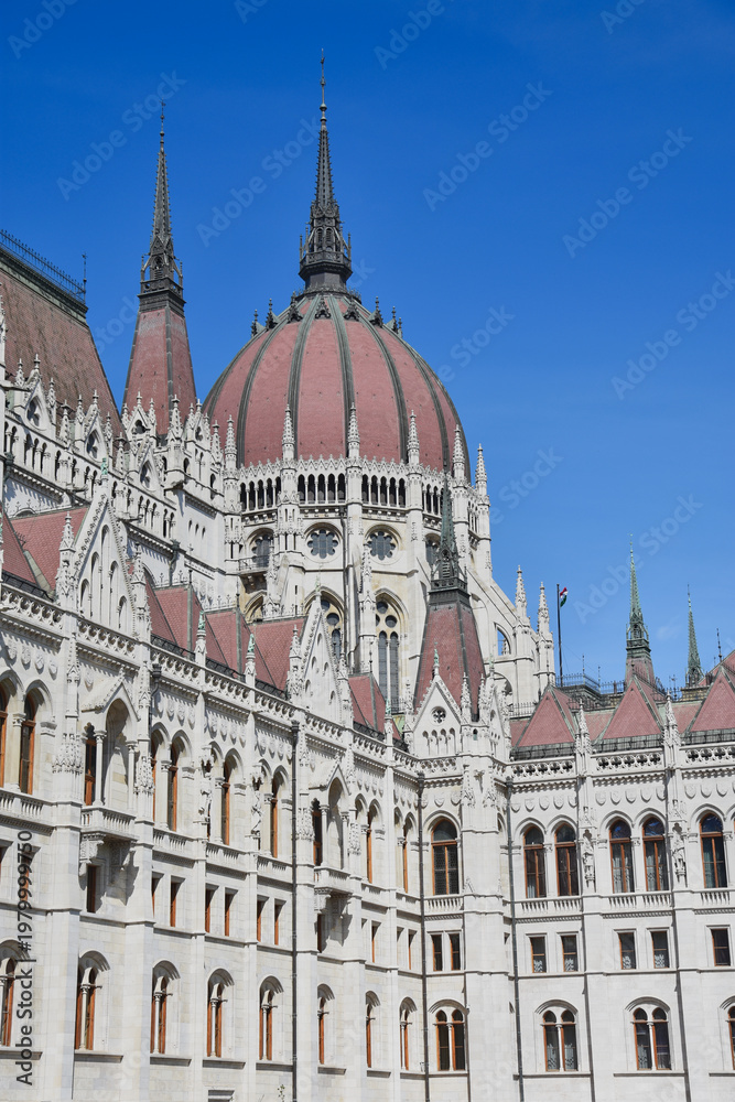 Fototapeta premium Parlamentsgebäude Ungarn, Budapest Országház 