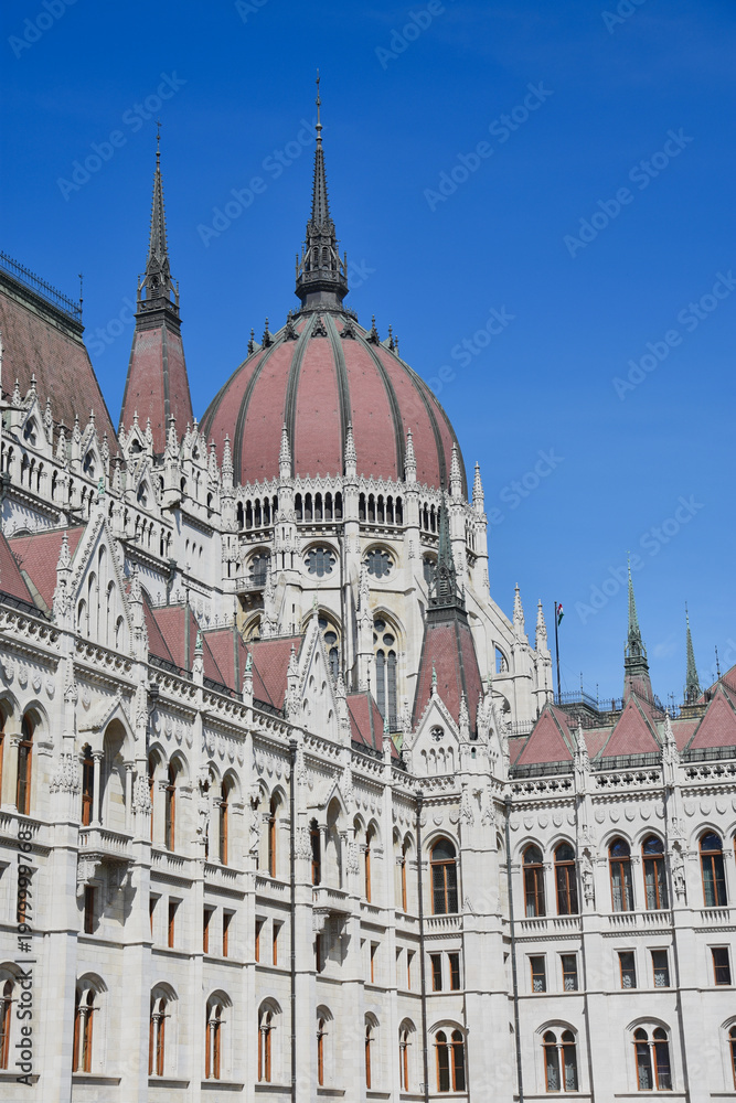 Fototapeta premium Parlamentsgebäude Ungarn, Budapest Országház 