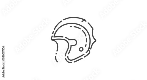 Motorcycle Helmet Safety Protection Gear.
