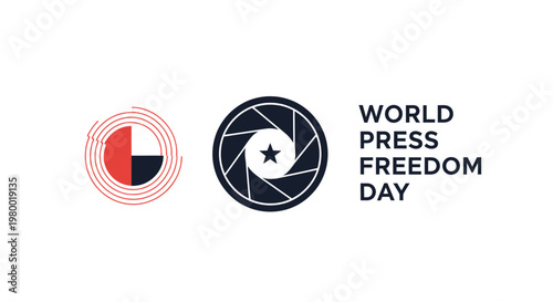 World Press Freedom Day Logo Design.