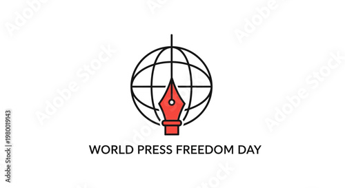 World Press Freedom Day Logo Design.