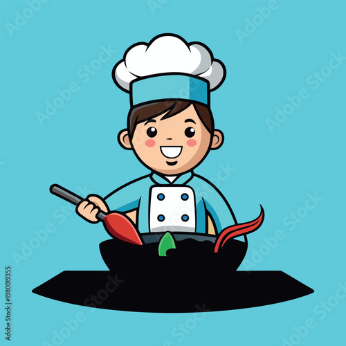 The chef plates gourmet dishes with creative detail and elegance in a restaurant kitchen aig62