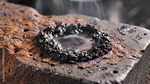 Melting Crystals into a Circular Ring
