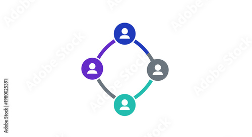 People Network Connection Teamwork Concept.