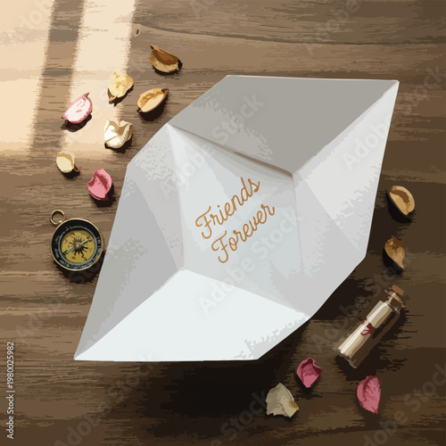 A Cherished Friendship A Collection of Nostalgic Mementos Evokes Lasting Bonds of Friendship Forever