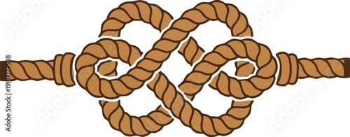 An Endless Knot symbolizing Friendship and Eternity, a beautiful representation of everlasting connection and bonding