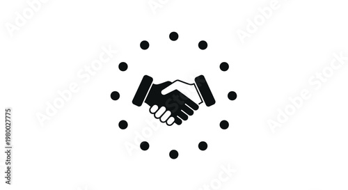 Handshake Business Partnership Agreement.