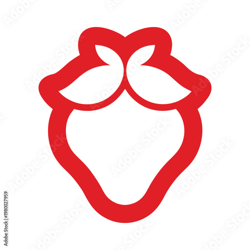 Strawberry icon vector illustration