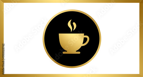coffee, cup, coffeecup, mug, drink, beverage, cafe, espresso, latte, cappuccino, hotdrink, steam, aroma, caffeine, barista, cafehouse, golden, gold, luxury, premium, elegant, shiny, metallic, glow, br