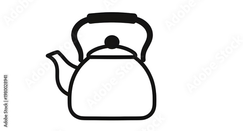 kettle design illustration, teapot design illustration, tea design illustration, hot drink illustration, beverage design illustration, kitchen design illustration, cookware design illustration, utensi