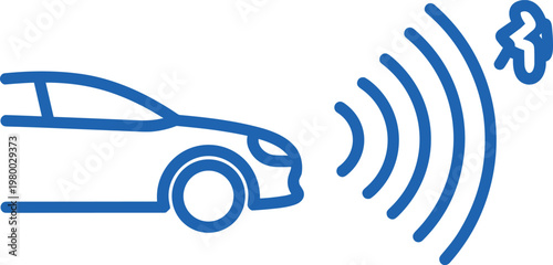 Radar sensor technology for car safety and collision avoidance system using ultrasonic signal waves.