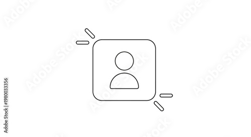 Simple line drawing of a person.