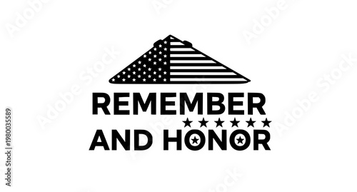 A patriotic vector graphic illustration honoring American military personnel