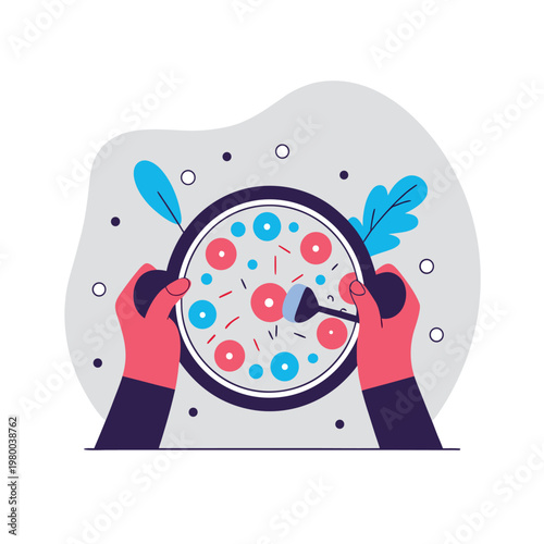 Head chef cooking gourmet dish for dinner service in restaurant professional kitchen