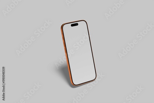 Phone Screen Mockup Your Design Blank	
