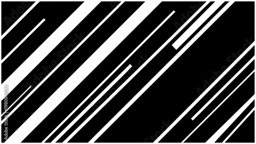 Abstract black and white diagonal stripes background with straight lines parallel lines graphic design bold pattern abstract