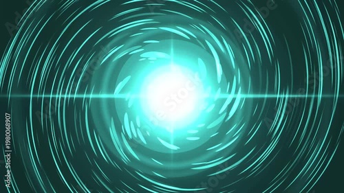Monochrome light vortex lens flare background animation