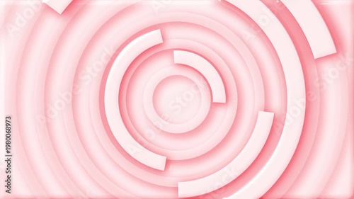 Minimal concentric ring pattern background animation