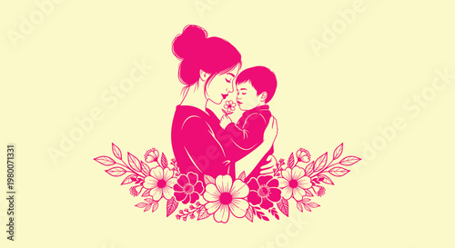 Tropical jungle vector illustration with toucan, parrot, exotic palm leaves and musical instruments.