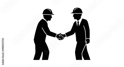 Business partnership, handshake agreement, corporate collaboration, professional teamwork