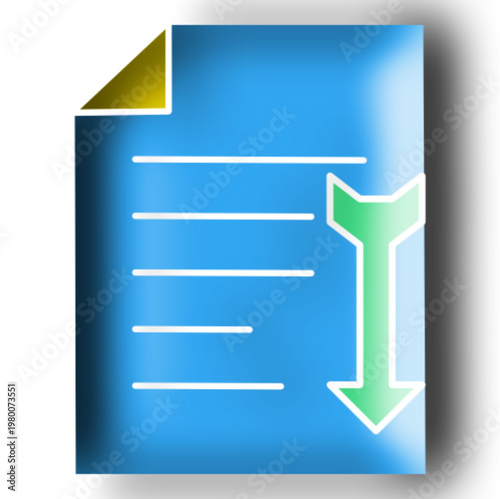 Digital file download icon set with multimedia music and image formats, upload and save button elements in blue and green color - HGPCOSM01