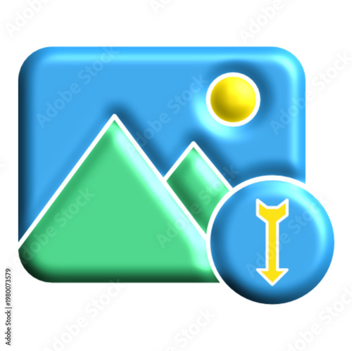 Digital file download icon set with multimedia music and image formats, upload and save button elements in blue and green color - HGPCOSM01