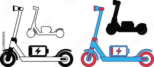 Electric scooters and hoverboards modern personal transportation devices