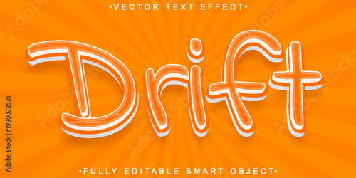  Drift Motion Smoke Typography Style Vector Fully Editable Smart Object Text Effect