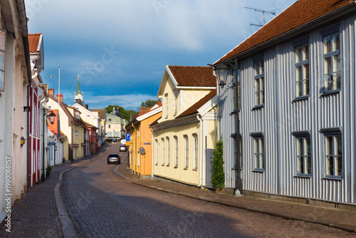 Historic buildings in mixed...