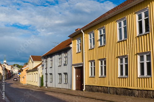 Historic buildings in mixed...