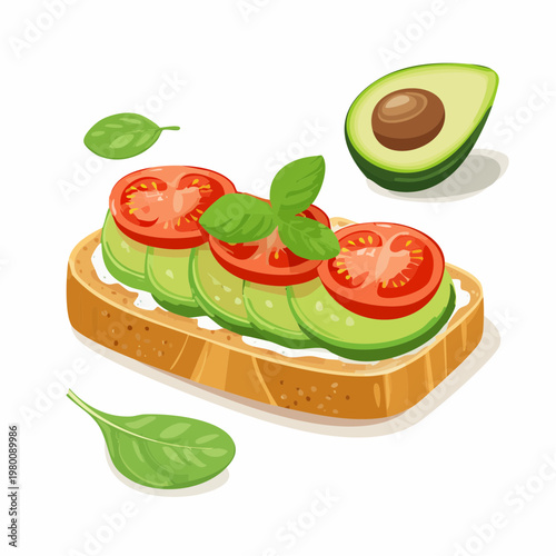 Avocado Bruschetta