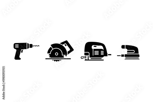 Power Tool Icons Collection