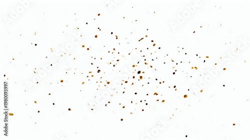 Shimmering Particles Floating in Dark Void