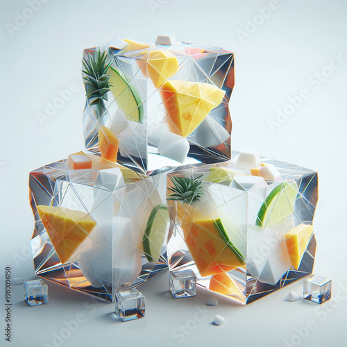 Tropical Angles in Frozen Form