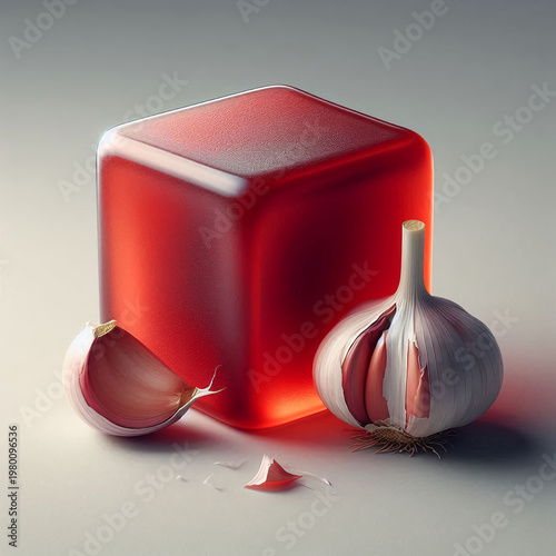 Frozen Essence of Tomato and Garlic