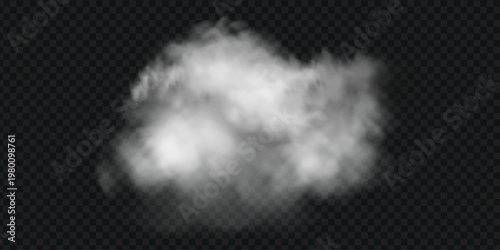 Dynamic smoke trails and dust with motion blur on dark racing highway.