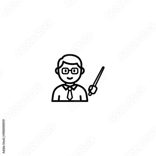 Smiling man wearing glasses and tie.