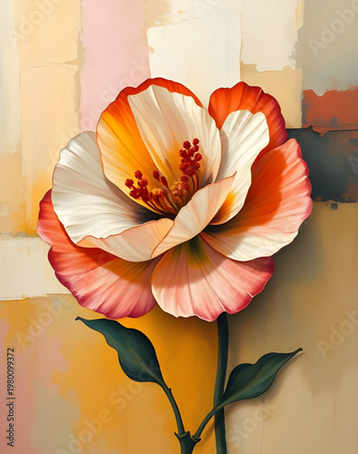 flower icon, floral icon, blossom icon, petals icon, bloom icon, bouquet icon, plant icon, nature icon, wall icon, painting icon, artwork icon, canvas icon, mural icon, decor icon, decoration icon, in