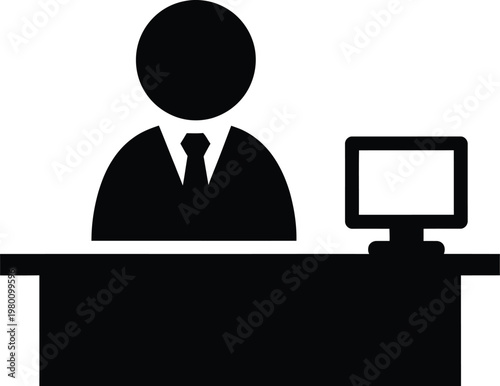 Celebrating labor day a worker at a desk symbolizing american labor and achievement