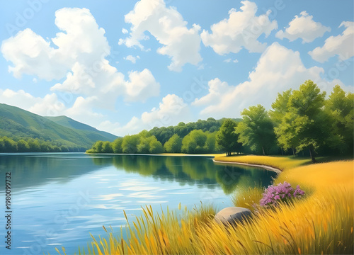 lake outline illustration, mountain outline illustration, forest outline illustration, tree outline illustration, nature outline illustration, landscape outline illustration, scenery outline illustrat