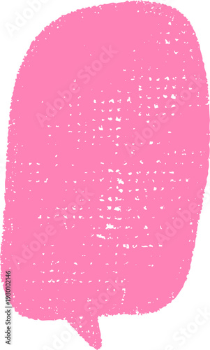 Crayon Speech Bubble Thought Text Frame