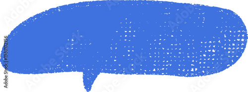 Crayon Speech Bubble Thought Text Frame