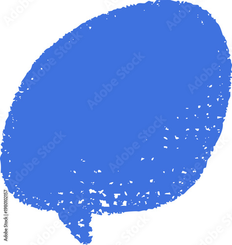 Crayon Speech Bubble Thought Text Frame