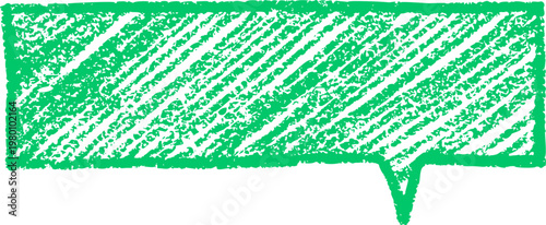 Chalk Speech Bubble Text Box